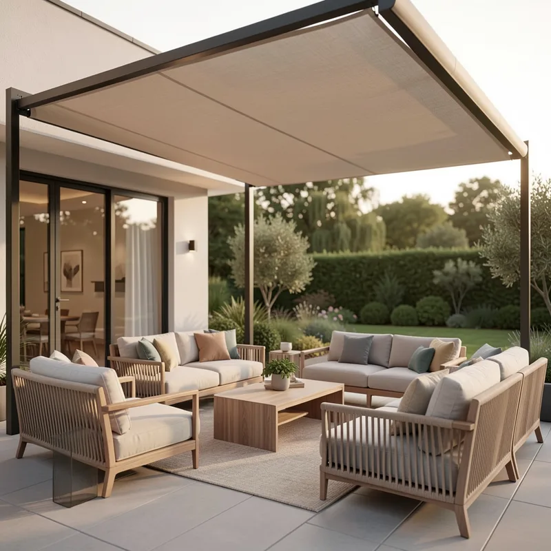 Aménager une terrasse en espace de vie extérieur design