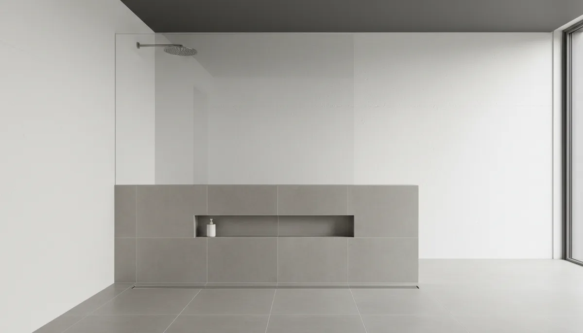 Douche italienne avec muret : dimensions, matériaux et pose