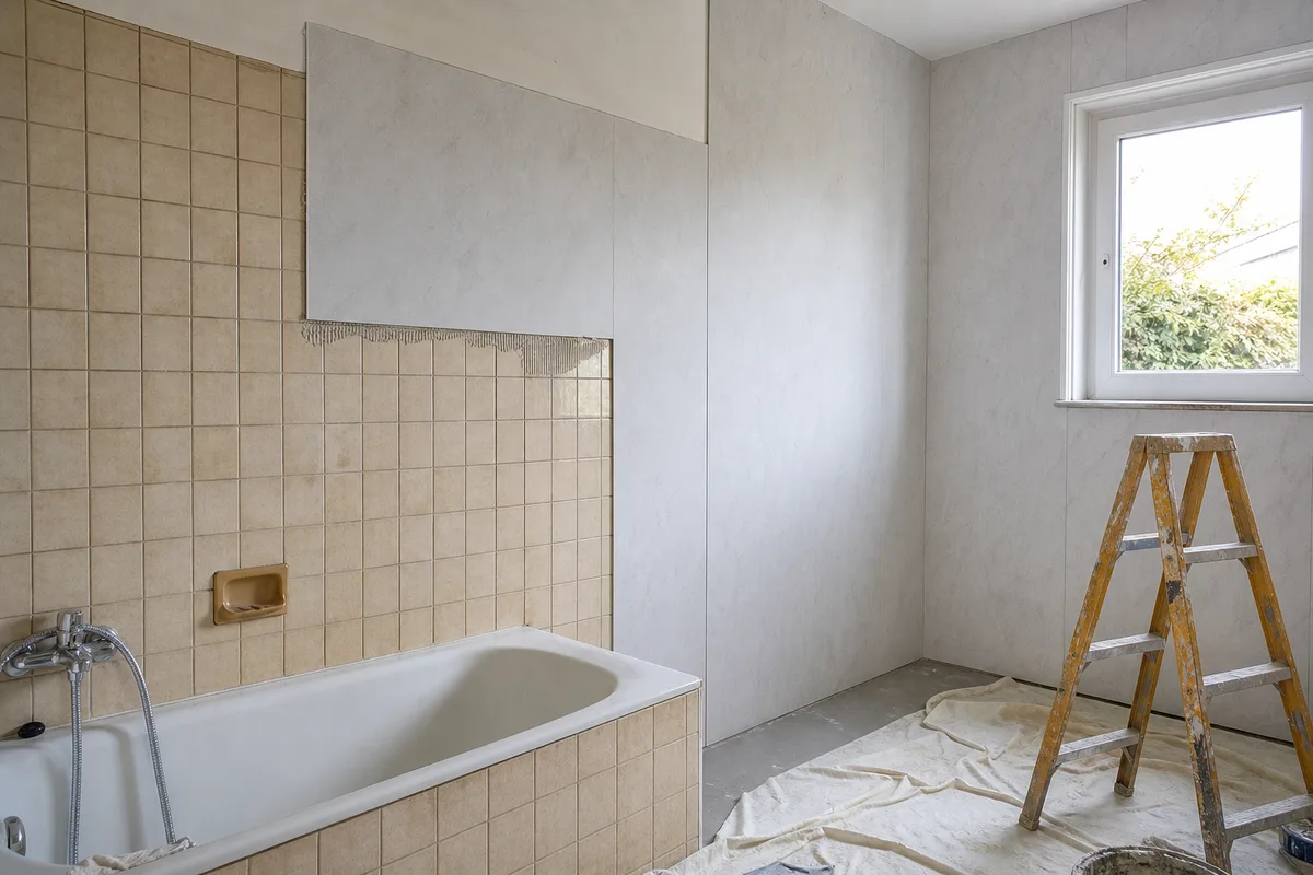 Rénover un carrelage de salle de bain sans tout casser